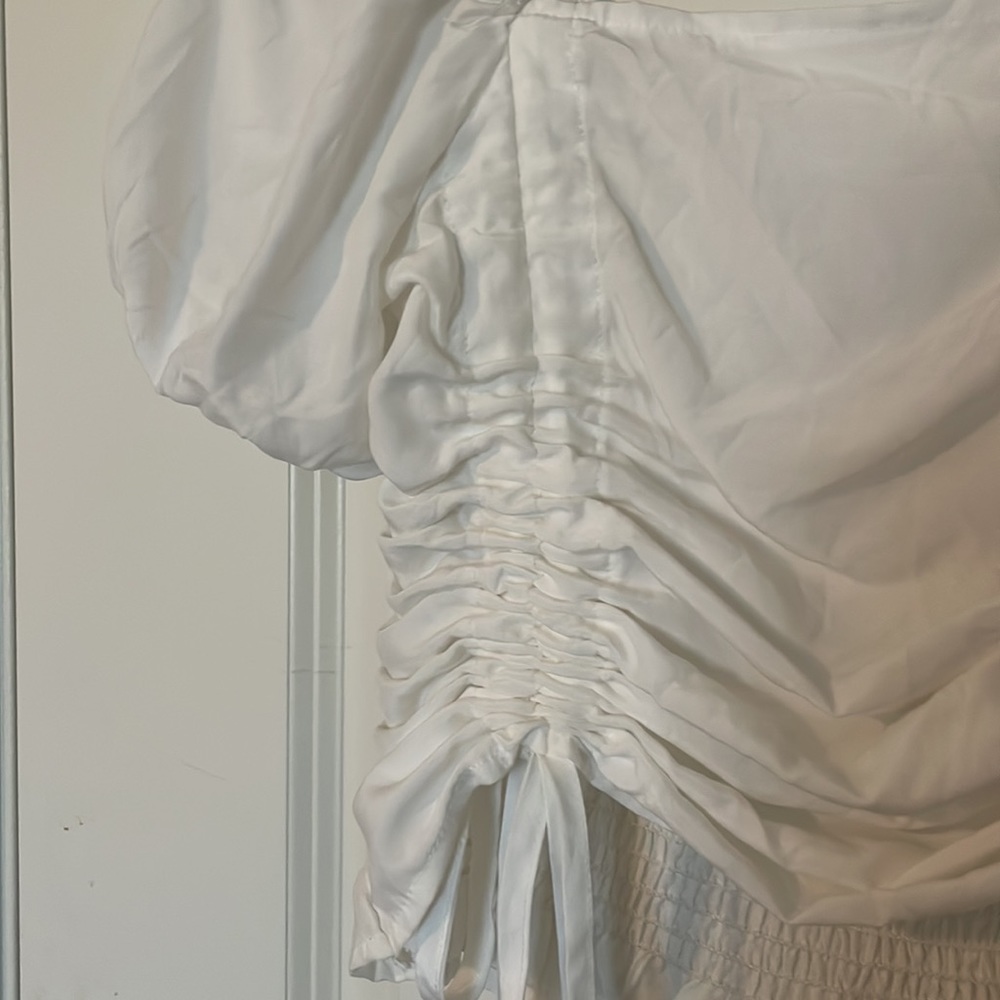 White Crop Top - Picture 2 of 2